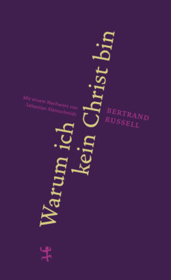 Bertrand Russell: Warum ich kein Christ bin, Cover