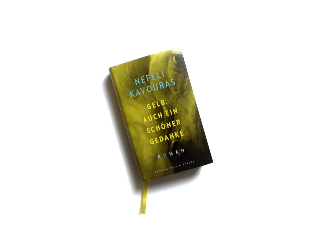 Nefeli Kavouras, Gelb, auch ein schöner Gedanke, Cover