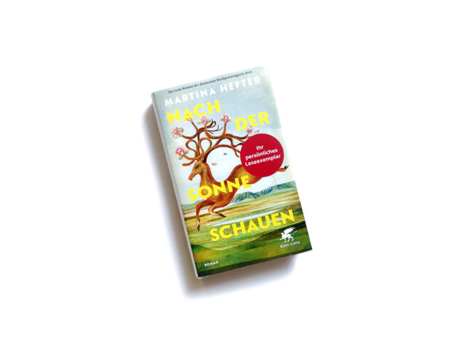 Martina Hefter, Nach der Sonne schauen, Cover